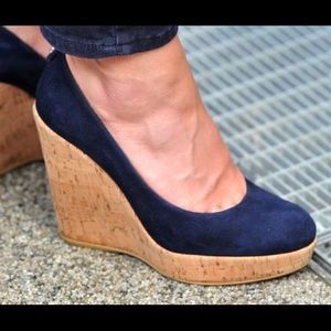 Stuart Weirzman’s Corkswoon Wedges